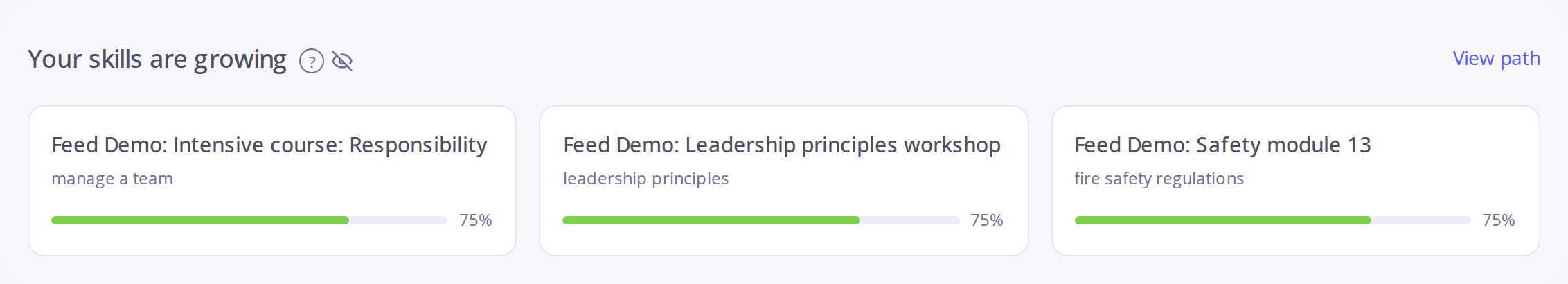 Watch competence grow