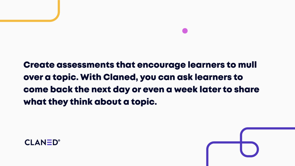 Assessments in Online Learning