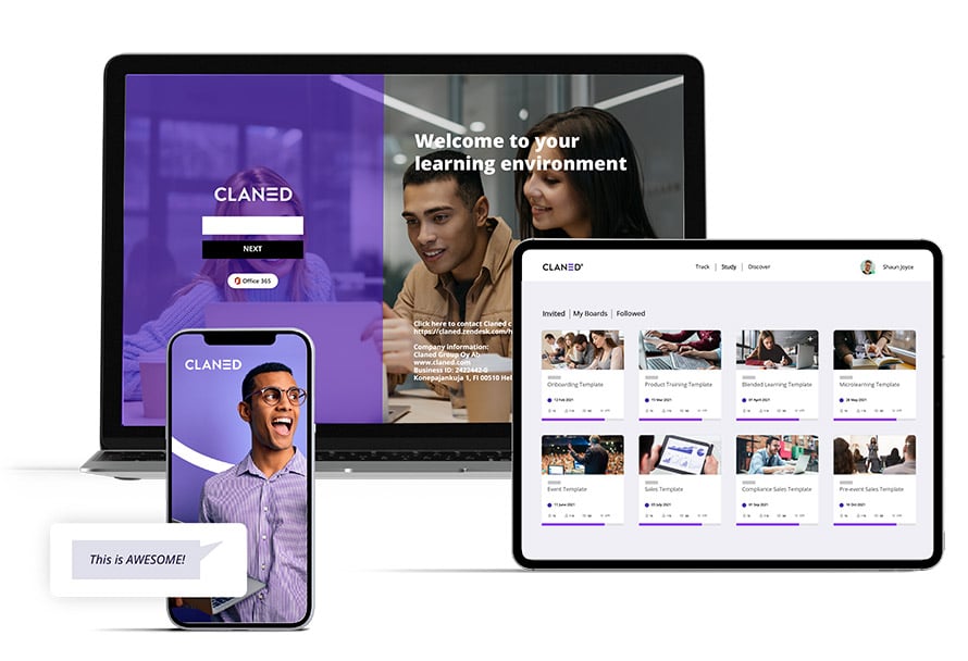Claned - Best LMS For Corporate Training